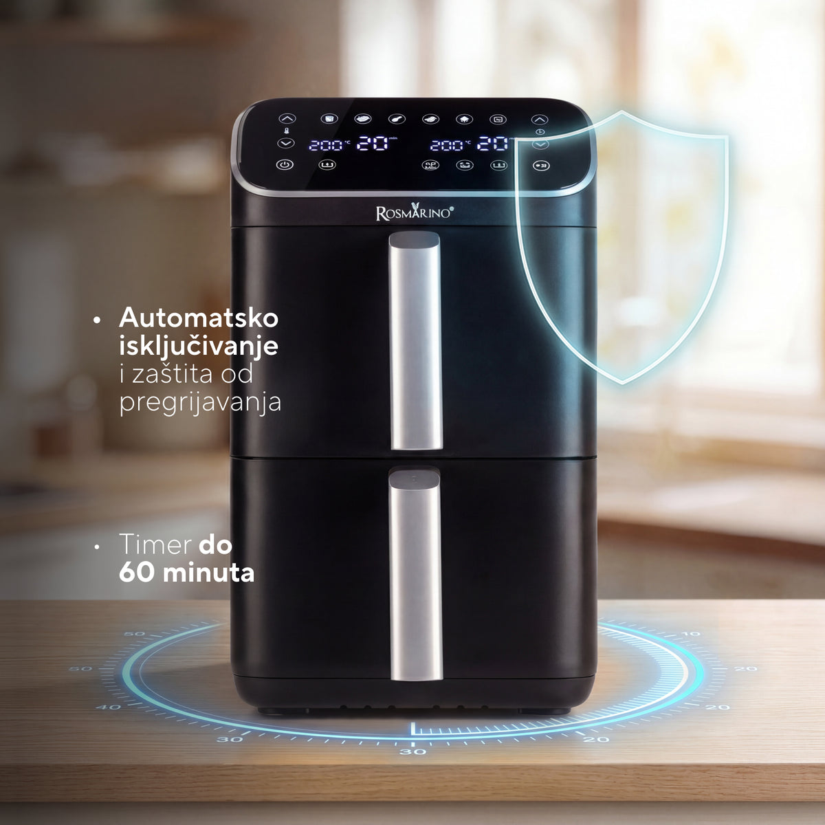DuoStack air fryer detail