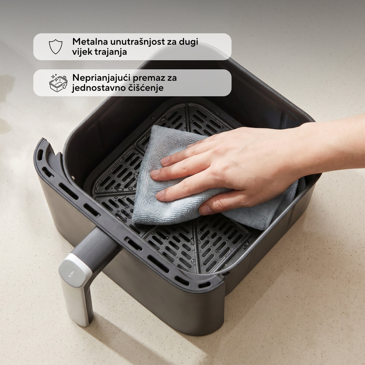 DuoStack air fryer detail