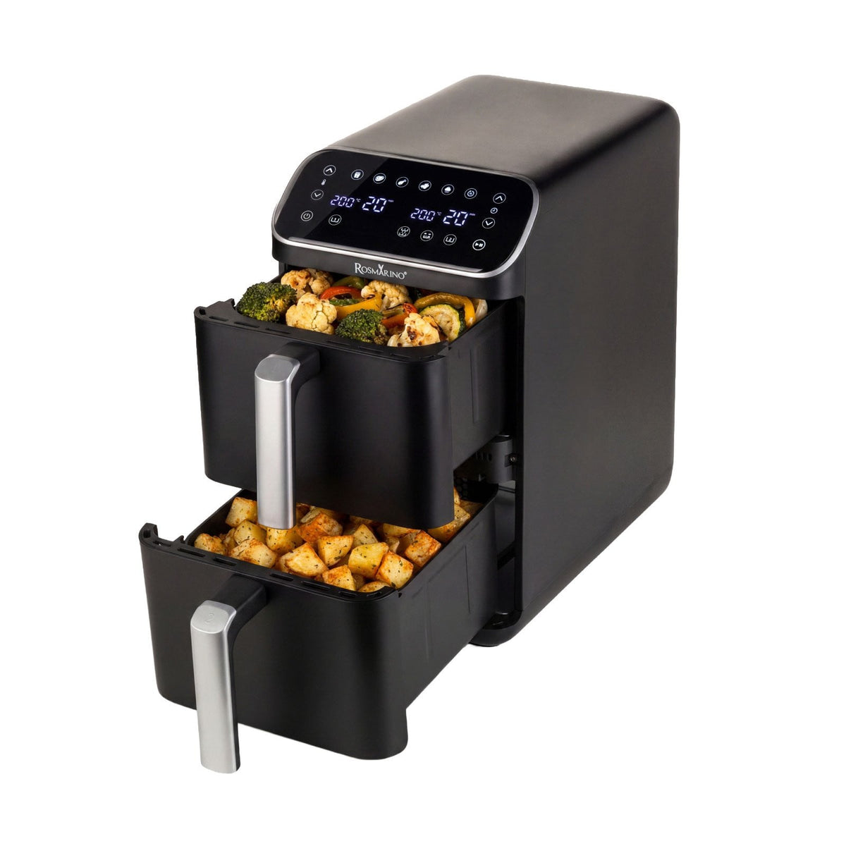 Rosmarino DuoStack two-basket tower air fryer