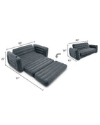 Pull-out sofa dimensions as a sofa and as a bed