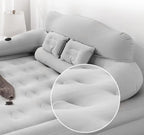 Detachable backrest and soft flocked surface