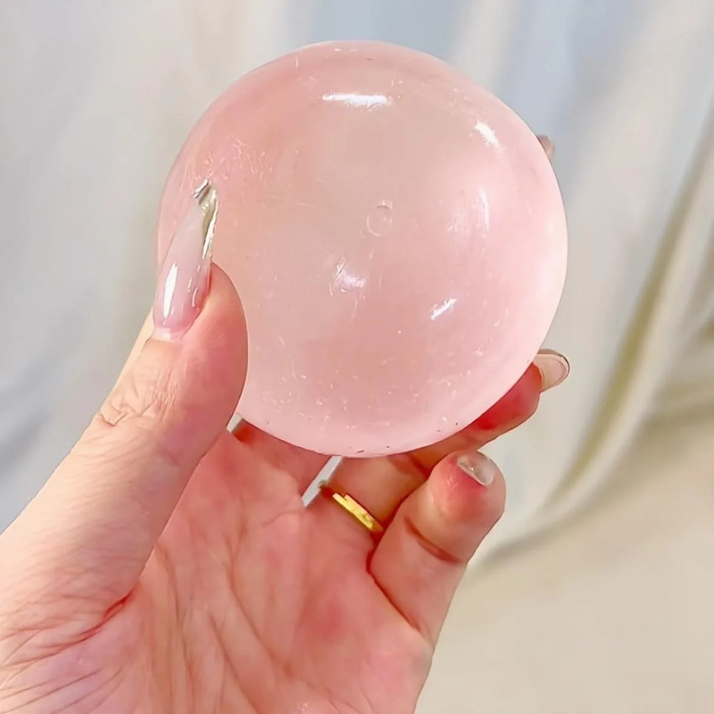 Pink squishy stress ball