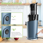 Simple two-button control with reverse function